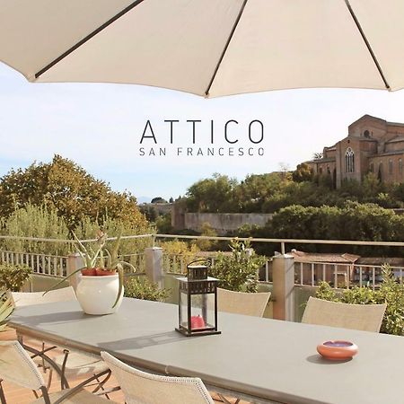 Apartamento Attico San Francesco Siena Exterior foto